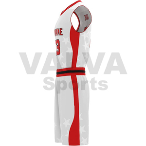 Maillot de basketball pour homme, respirant, à séchage rapide, antibactérien, sans manches, vêtements de sport imprimés, 100% polyester, best-seller - Product Image 2