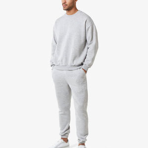 ชุดแจ็คเก็ตและกางเกงลำลองสำหรับผู้ชายแบบมีฮู้ด คุณภาพสูง ผลิตตามแบบ OEM พร้อมโลโก้สั่งทำพิเศษ พิมพ์ฉลากส่วนตัว ชุดวอร์มฤดูหนาว 100% - Product Image 4