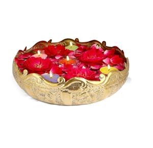 El mejor diseño para decoración del hogar latón Urli recién llegado hecho a mano hermosa flor para decoraciones de boda y regalos estilo romántico - Product Image 6