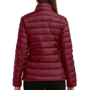 Producto ligero, ropa regular, manga larga, alta calidad, cremallera frontal, cuello levantado, chaqueta acolchada transpirable para mujer - Product Image 2