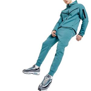 ชุดวอร์มผู้ชายขายส่ง แห้งเร็ว ผ้าโพลีเอสเตอร์/คอตตอน แขนยาว สวมใส่สบาย น้ำหนักเบา ระบายอากาศดี มีเชือกผูกและกระเป๋าข้าง - Product Image 4