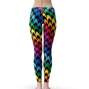 Leggings de Yoga con cintura elástica estampada ligera para mujer, pantalones de entrenamiento de gimnasio informales, ropa de yoga elástica, venta al por mayor personalizada - Product Image 5
