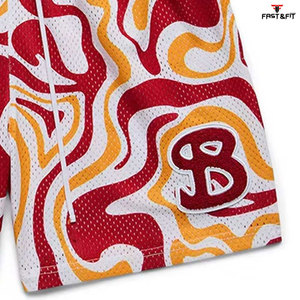 กางเกงวิ่งออกกำลังกายขาสั้นระบายอากาศและสีพื้นออกแบบได้ตามต้องการสำหรับ2025สไตล์ลำลองผลิตในปากีสถาน - Product Image 3