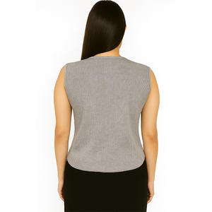 Top acanalado sin mangas con cordones - Product Image 2