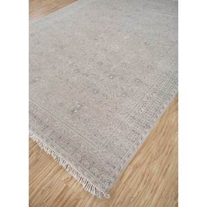 พรมขนสัตว์ถักมือ Erbe สีเบจและสีน้ำตาล ลายเหรียญตรา สำหรับบ้านและรถยนต์ ขนาด 9x12 รุ่น AKWL-3107 พรมปูพื้นห้องนั่งเล่น - Product Image 2