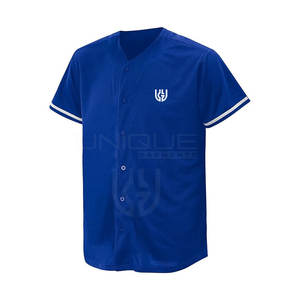 Nueva llegada Ropa deportiva Nombre personalizado Impreso 100% Tela de poliéster Mejor precio Jersey de béisbol - Product Image 2
