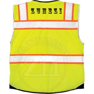 Gilet de sécurité en polyester réfléchissant haute visibilité de qualité supérieure ANSI classe 2 EN ISO 20471 classe 2 vêtements de travail d'hiver imperméables FR pour mieux - Product Image 4