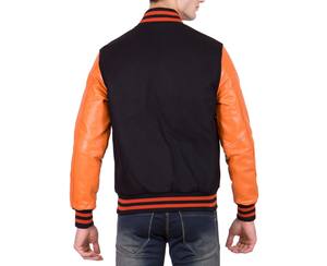 Chaqueta universitaria con cuello levantado para hombre, novedad de 2025, abrigo de béisbol, forro polar, bolsillo ecológico, estilo callejero, servicio OEM - Product Image 2