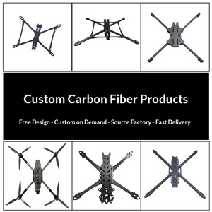 बाहरी हवाई संचालन के लिए टिकाऊ डिजाइन के साथ पेशेवर 3k कार्बन फाइबर फ्लाइंग वाहन फ्रेम - Product Image 2