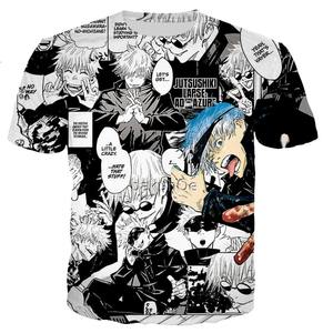 Camisetas con estampado ecológico de Anime, algodón orgánico, tintes sostenibles, envío global al por mayor - Product Image 4