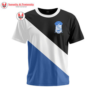 T-shirts pour hommes Phi Beta Sigma en coton premium, chemise de fraternité pour hommes avec lettres brodées en chenille, vêtements grecs - Product Image 6