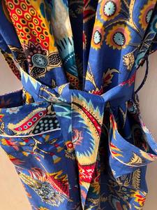 Robe kimono en coton imprimé à la main, motif floral paisley, pour le marché de gros au meilleur prix - Product Image 3