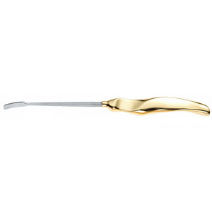 Dissecteur fronto-temporal frontal endoscopique de type Ramirez droit 9-1/2 "24 cm manche en acier inoxydable plaqué or - Product Image 1