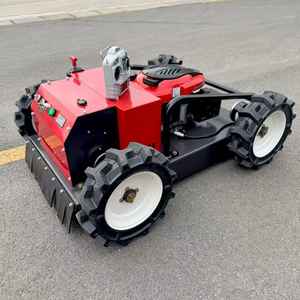 Meilleures Nouvelles Tondeuses à Gazon Professionnelles Autopropulsées Sans Fil 4 Temps Multifonctionnelles Télécommandées sur Chenilles pour Pentes de 45 Degrés - Product Image 3