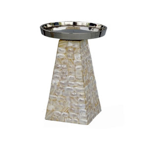 แม่ของฝังมุกประดับบ้านอุปกรณ์ Bakhoor เครื่องเขียนเครื่องหอมที่มีรูปแบบใบการออกแบบที่ทำด้วยมือในประเทศเวียดนาม - Product Image 3