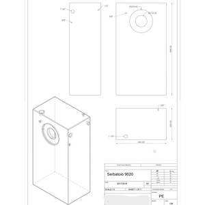 Tanque de Agua Blanca/Neutra de HDPE LT 126 para Barcos, Autocaravanas y Casas Rodantes - Almacenamiento de Agua Limpia y Aguas Residuales - Product Image 3