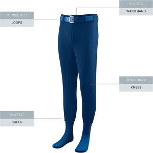 Nouvelle arrivée de 2023 conception personnalisée et logo de haute qualité tournoi féminin pantalon de softball taille basse avec passepoil latéral - Product Image 1