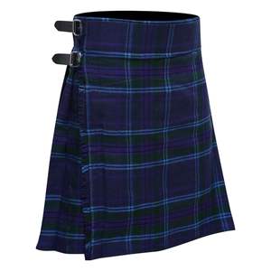 Kilt pour homme 2026, motif tartan écossais, sangles en cuir réglables, laine 13 oz, vêtements pour homme des Highlands - Product Image 1
