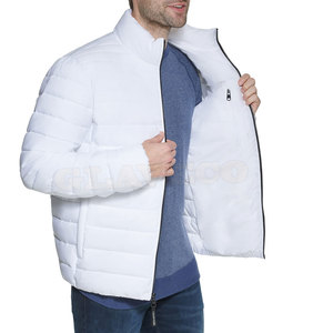Chaqueta acolchada de invierno para hombre con diseño personalizado hecho en Pakistán, cuello levantado, estilo callejero, venta al por mayor - Product Image 4