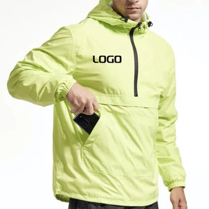 Veste de sport pour homme de haute qualité au design tendance, coupe-vent, avec design personnalisable et broderie sur le devant - Product Image 1