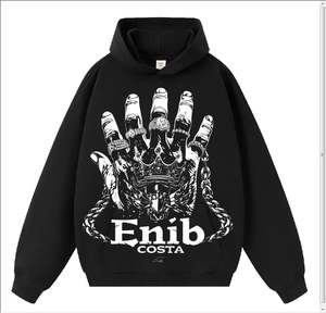 เสื้อมีฮู้ดลำลองแบบสวมหัวสำหรับผู้ชาย, เสื้อผ้าคอตตอนผ้าฟลีซให้ความอบอุ่นระบายอากาศได้ดีทันสมัยทันสมัยและทันสมัยซิปปกติสำหรับฤดูหนาว300กรัม - Product Image 3