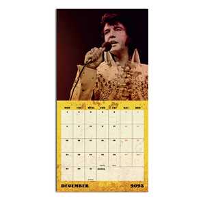 Calendario de Pared de la Colección Leyendas de la Música de Elvis Presley 2025 - Product Image 2