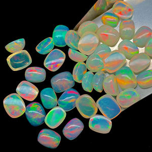 Cabujón de ópalo etíope de buena calidad Multi Flashy Opal Cabochon Lot Cojín Forma Welo Opal para la fabricación de joyas - Product Image 5
