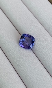 Saphir bleu créé en laboratoire de 1,30 carat, taille trillion carrée, pierre précieuse pour la fabrication de bijoux, prix de gros, pierre de naissance de décembre - Product Image 5