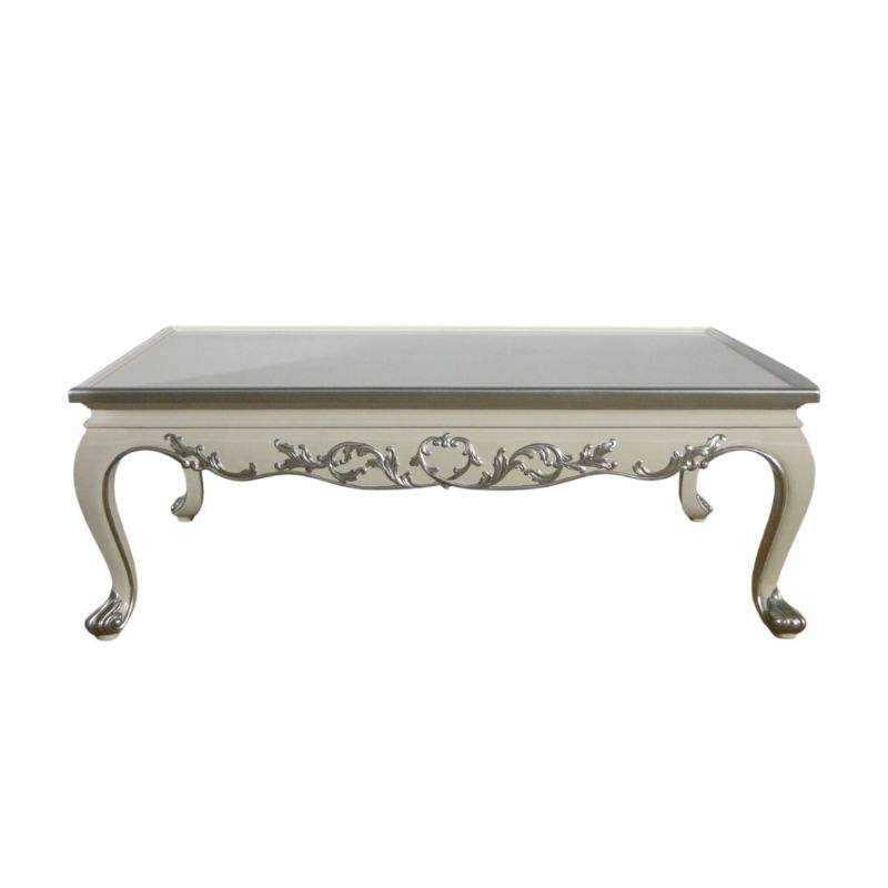 White & Silver Painted