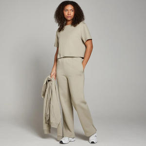 เสื้อครอปเอวลอยลำลองระบายอากาศดีสำหรับผู้หญิงเสื้อผ้าแนวสตรีทโยคะแฟชั่นแขนสั้นเสื้อแจ๊กเก็ตกีฬาที่เป็นมิตรต่อสิ่งแวดล้อมสำหรับฤดูร้อน - Product Image 2