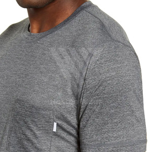 Camisetas de Gimnasio de Secado Rápido con Logotipo Personalizado al por Mayor para Hombre y Camisetas con Logotipo del Cliente Estampado, 100% Algodón Transpirable - Product Image 5