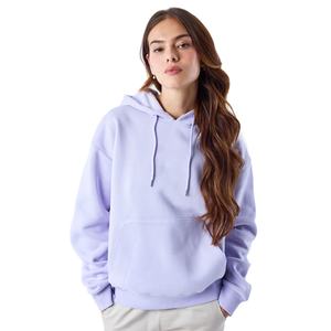 Sweat-shirt oversize pour femmes à prix de gros, 100% coton, léger, respirant, impression de logo personnalisée - Product Image 1
