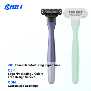 <span class=keywords><strong>Rasoir</strong></span> jetable personnalisé avec logo, tête pivotante, rechargeable, triple lame, pour femmes, compatible avec la poignée en plastique <span class=keywords><strong>Venus</strong></span> - Product Image 3