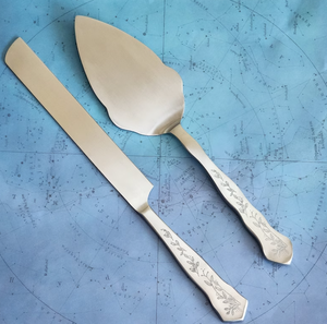 Best Selling Silver <b>Cake</b> <b>Server</b> Set Wedding <b>Cake</b> Knife and <b>Server</b> Set In Wholesale Price - Product Image 4