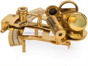 Sextante de Latón de Alta Calidad para Barco, Instrumento de Navegación Náutica Marina - Product Image 2