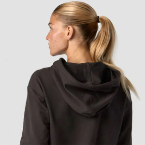 Sudadera con capucha personalizada recortada para mujer, ligera y cómoda, antiarrugas para ropa informal y capas - Product Image 6