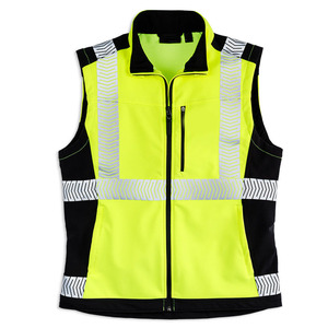 Chaleco de Seguridad Reflectante de Alta Visibilidad para Hombre, Amarillo, con Cierre Frontal, Chaleco Reflectante de Seguridad para Trabajadores de la Construcción - Product Image 5