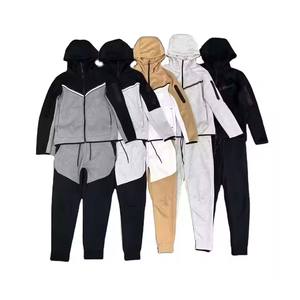 ชุดวอร์มผ้าฝ้าย100% พิมพ์ลายพัฟโลโก้แบรนด์สตรีทสไตล์สตรีทงานตามสั่ง - Product Image 6