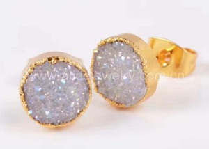 2025 moda Vintage hecho a mano 925 plata esterlina chapado en oro bisel ajuste Stud inteligente par anillo forma de pera Larimar piedra preciosa - Product Image 3