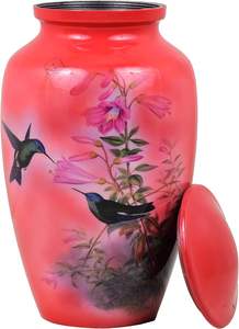 Gorrión con flor mascota antigua cremación caja decorativa cenizas recuerdo mascota urna gato entierro conmemorativo para cenizas humanas - Product Image 4