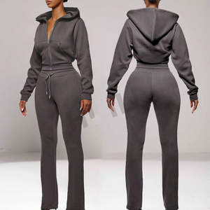 Trajes Deportivos de Dos Piezas de Alta Calidad Personalizados OEM 2026, Trajes Deportivos con Cremallera para Mujer - Product Image 4