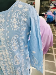 Tunique bohème pour femmes classique 2025, à motifs paisley, brodée à la main, 100% coton, boutons sur le devant, robe courte pour femmes - Product Image 6