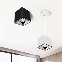 Spot LED Moderne à Montage en Surface 9W 12W 20W 30W 3000K Carré COB pour Bureau, Îlot de Cuisine