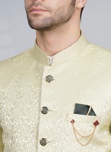 Zed Club ชุดสูท2ชิ้นผ้าโพลีเอสเตอร์มีกระดุมปกคอตั้งแบบปกติระบายอากาศได้ยาวชุดปาร์ตี้ทรงแบน - Product Image 3