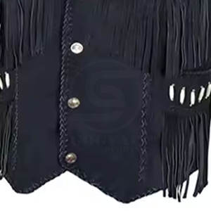 Chaleco de Cuero Vaquero para Hombre, Precio Razonable, Material Duradero, Transpirable, de la Mejor Calidad, Gran Venta - Product Image 4