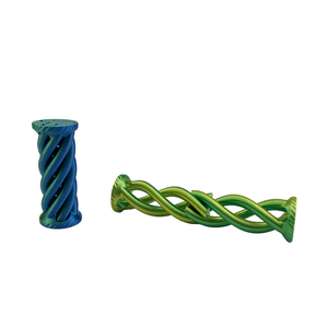 Mesmerizing Silk PLA Dual Color 3D Printed Impossible Passthrough Spiral Cone Fidget Decompression <strong>Toy</strong> for Office Desk - Product Image 2