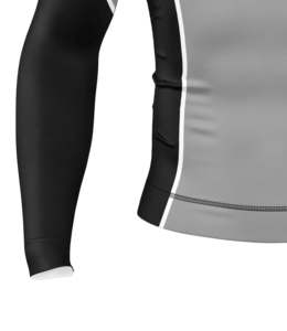 Meilleures ventes Rash Guard MMA BJJ personnalisé anti-UV, vêtements de sport, couleur unie, séchage rapide, respirant, vente en gros pour hommes - Product Image 4