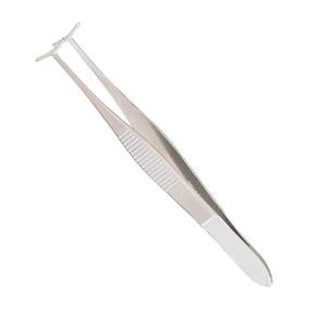 Fórceps de fijación verde Instrumento quirúrgico de acero inoxidable de alta precisión para sujeción y fijación de tejidos 10cm 5mm sin bloqueo - Product Image 1