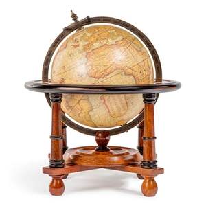 High end decor <b>globe</b> made of wood with artistic flair and smooth polishing for interior designers and stylists - Product Image 5