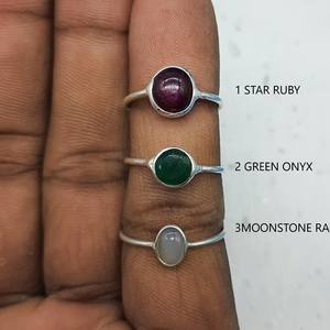 Rainbow Moonstone Bezel Silver <b>Ring</b> Handmade Dainty and Minimalistic Wedding Jewelry with Diamond and <b>Pearl</b> Light Weight - Product Image 1